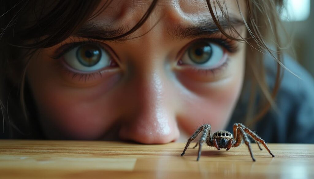 Est-ce normal de pleurer en voyant une araignée ?